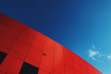 Red warehouse